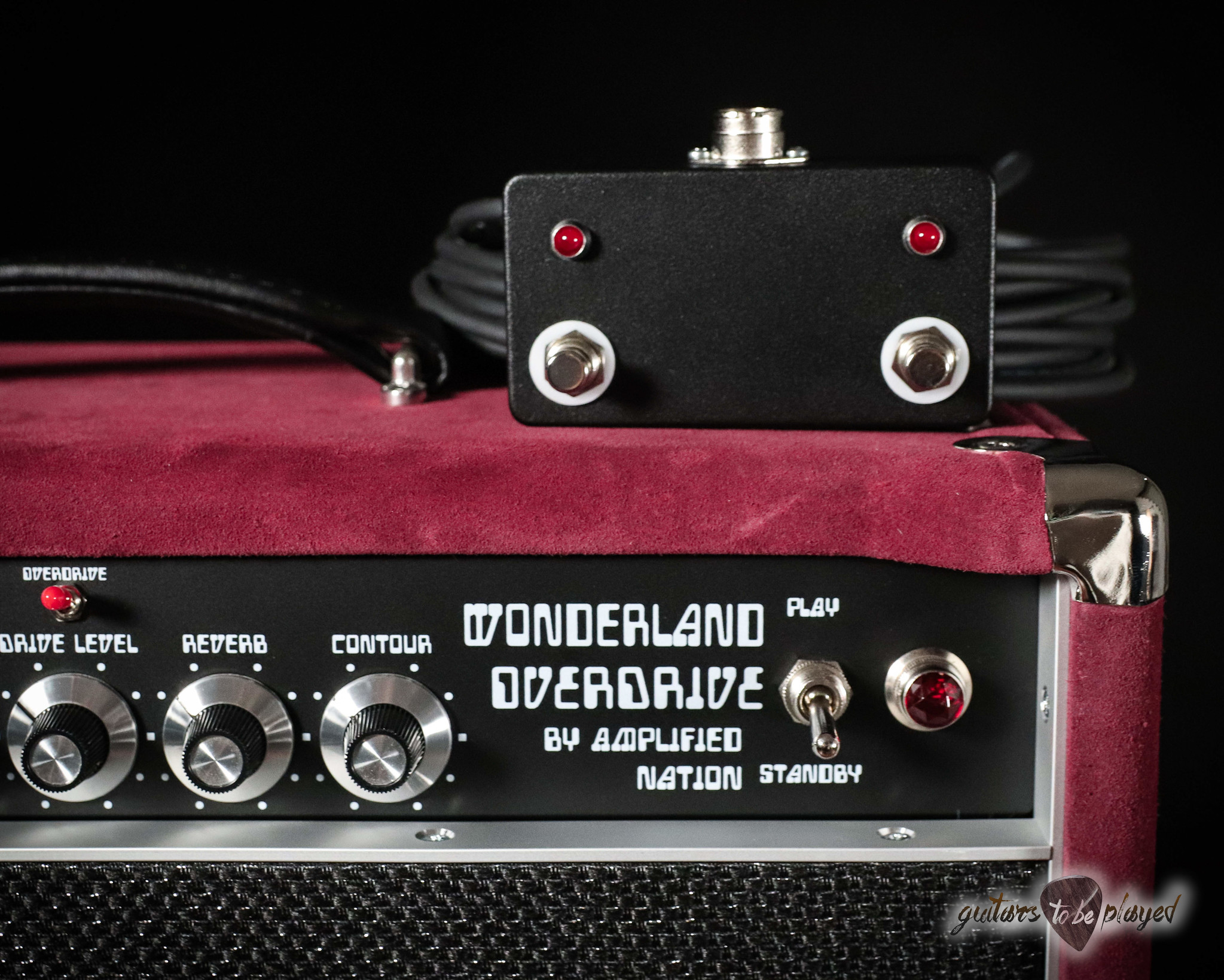 Amplified Nation Wonderland Overdrive 50W Head & 112 OS Maroon Suede