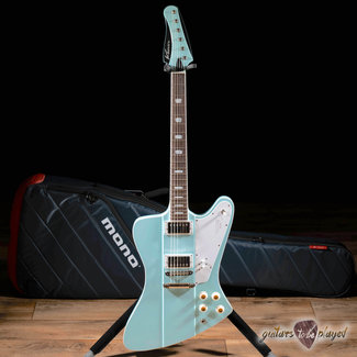 Kauer Banshee Mahogany Guitar w/ Wolfetone KauerBuckers – Daphne Blue