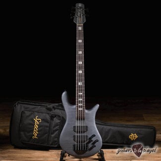 Spector Spector Euro 5 LX 5-String EMG Bass Guitar – Trans Black Stain Matte