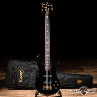 Spector Spector Euro 5 Classic 5-String EMG Bass Guitar – Solid Black Gloss