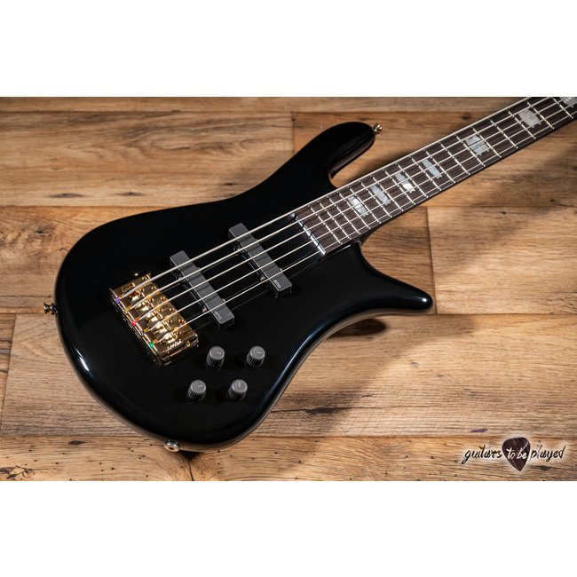 Spector Euro 5 Classic 5-String EMG Bass Guitar – Solid Black Gloss
