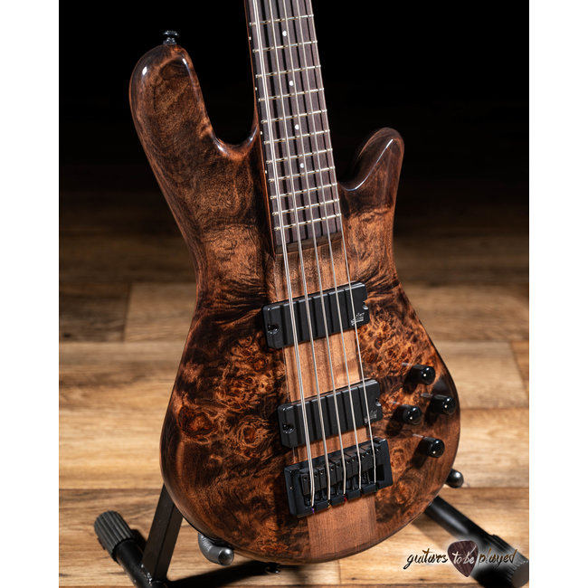 Spector NS Ethos 5 String Bass Guitar w/ Gigbag – Super Faded Black Gloss