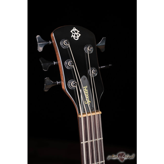 Spector NS Ethos 5 String Bass Guitar w/ Gigbag – Super Faded Black Gloss