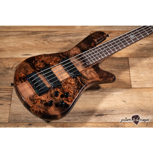 Spector NS Ethos 5 String Bass Guitar w/ Gigbag – Super Faded Black Gloss