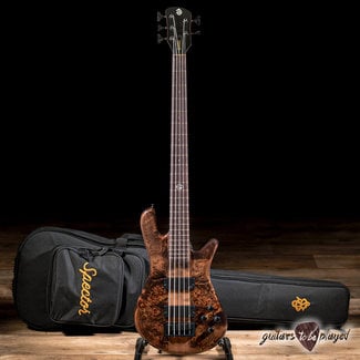 Spector Spector NS Ethos 5 String Bass Guitar w/ Gigbag – Super Faded Black Gloss