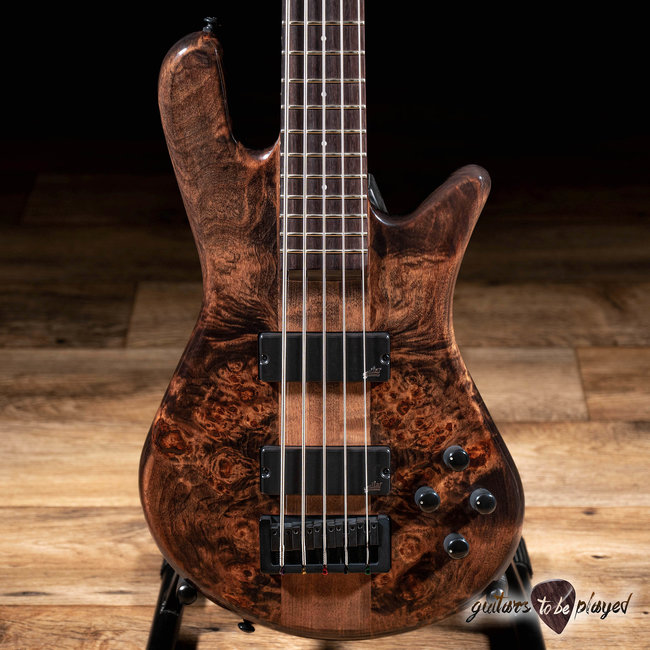 Spector NS Ethos 5 String Bass Guitar w/ Gigbag – Super Faded Black Gloss