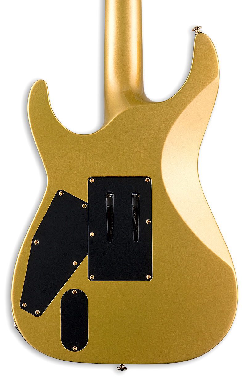 ESP LTD M1 Custom ’87 Floyd Rose Guitar Metallic Gold Guitars To