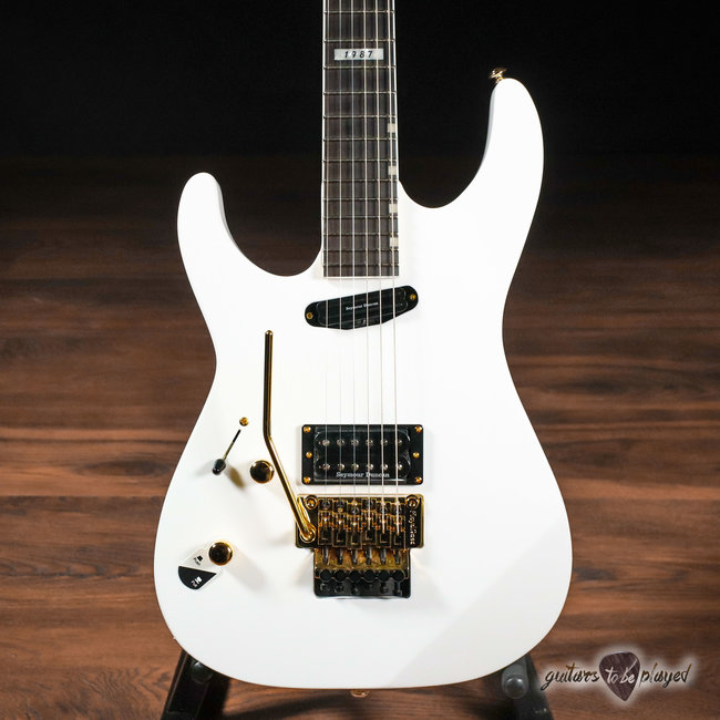 ESP LTD Mirage Deluxe '87 Left-Handed Guitar – Snow White