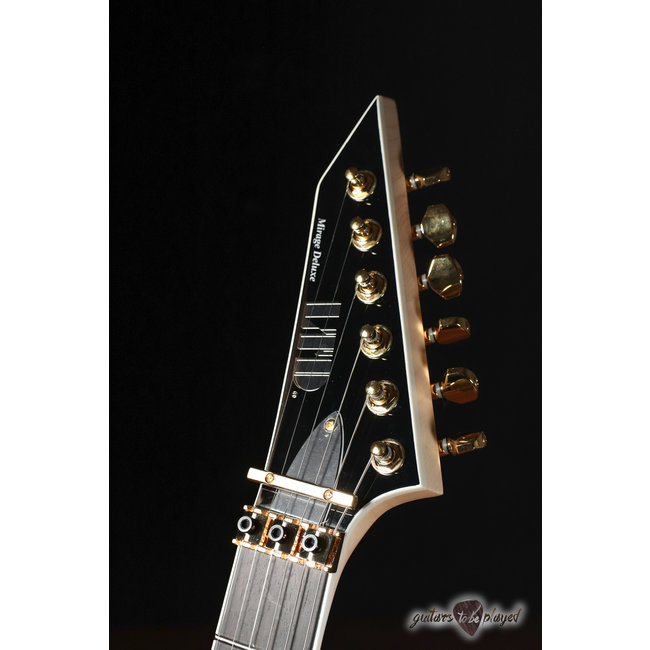 ESP LTD Mirage Deluxe '87 Left-Handed Guitar – Snow White