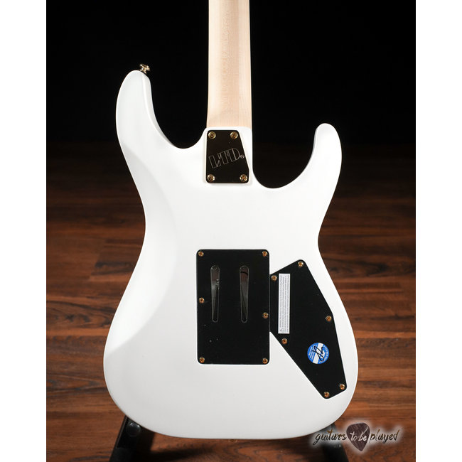 ESP LTD Mirage Deluxe '87 Left-Handed Guitar – Snow White