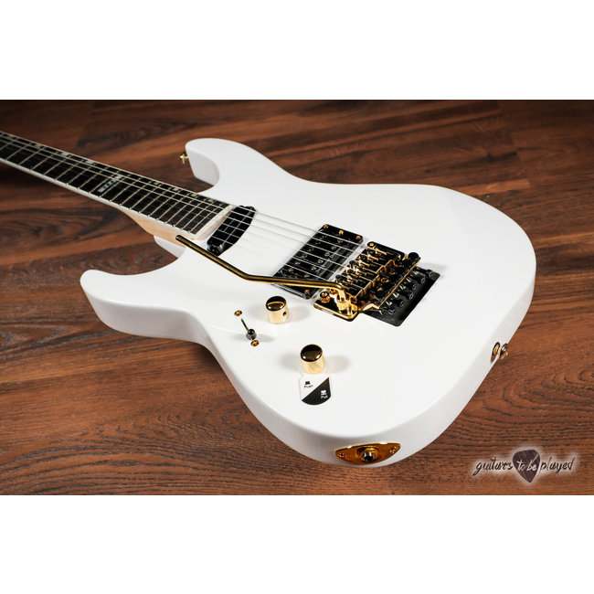 ESP LTD Mirage Deluxe '87 Left-Handed Guitar – Snow White