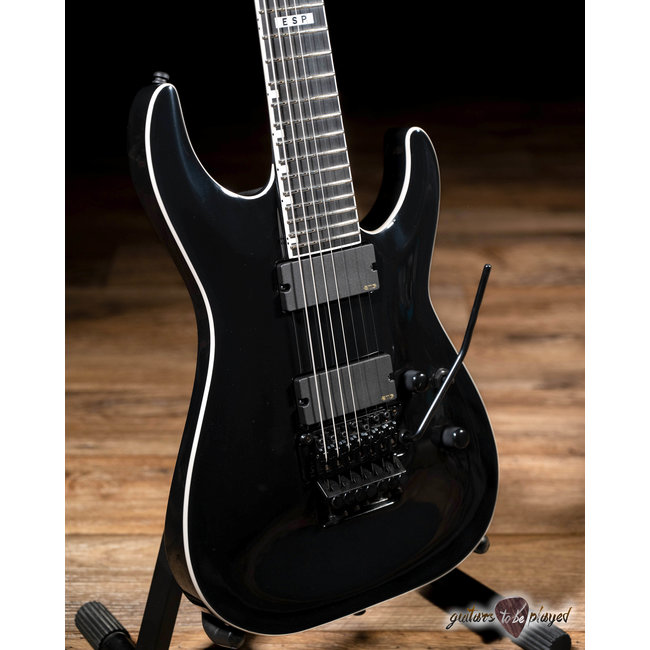 ESP E-II Horizon FR-7 Floyd Rose 7-String EMG Guitar w/ Case – Black