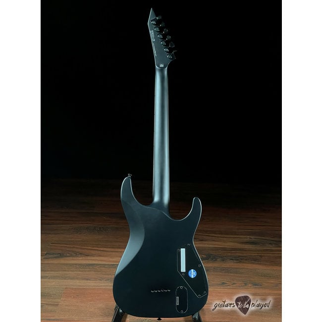ESP LTD MH-1000 Baritone LH Left-Handed EMG Guitar – Black Satin