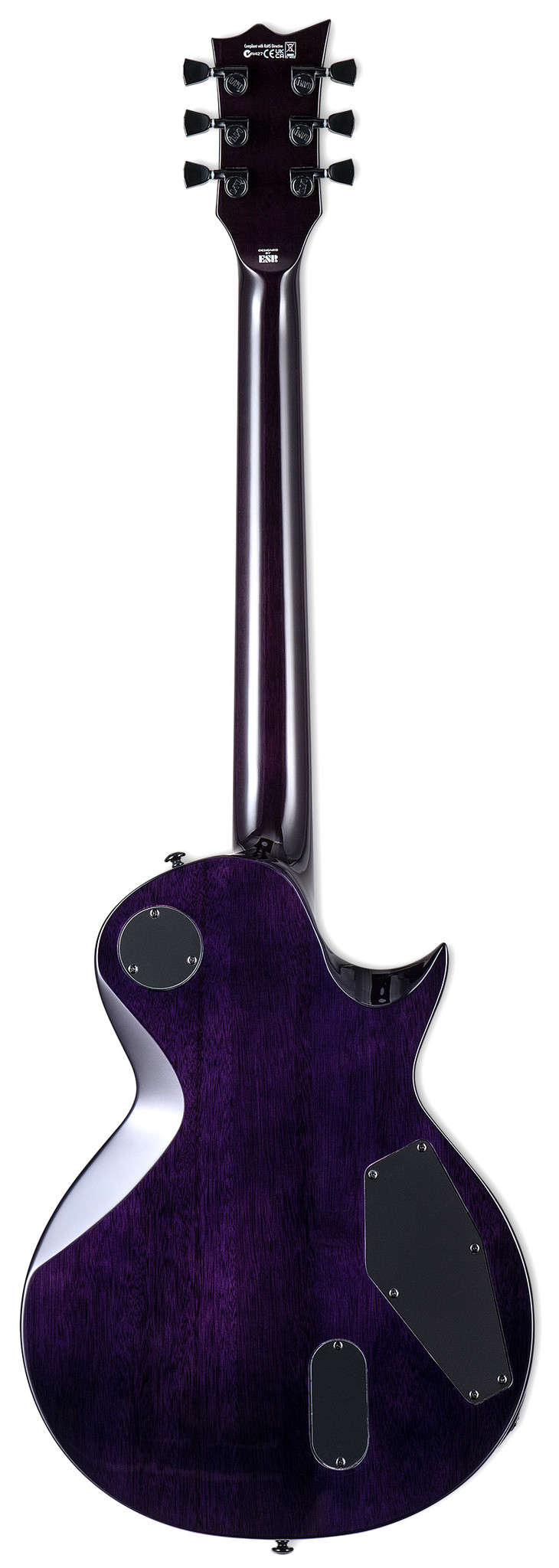 ESP LTD EC1000 LH EMG LeftHanded Guitar See Thru Purple Sunburst