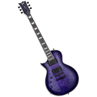 ESP LTD ESP LTD EC-1000 LH EMG Left-Handed Guitar – See Thru Purple Sunburst