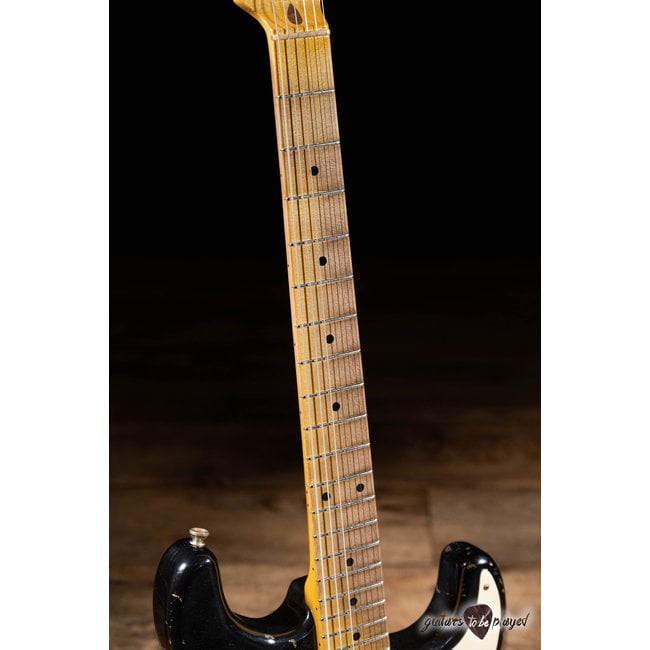 Mario Martin Guitars Swamp Ash Maple Neck S-Style w/ Arcane 61 PUs – Black