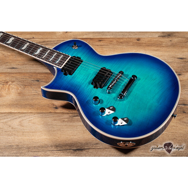 ESP LTD EC-1000T CTM LH Fishman Fluence Left-Handed Guitar – Violet Shadow