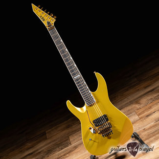 ESP LTD ESP LTD M-1 Custom ’87 LH Floyd Rose Left-Handed Guitar – Metallic Gold