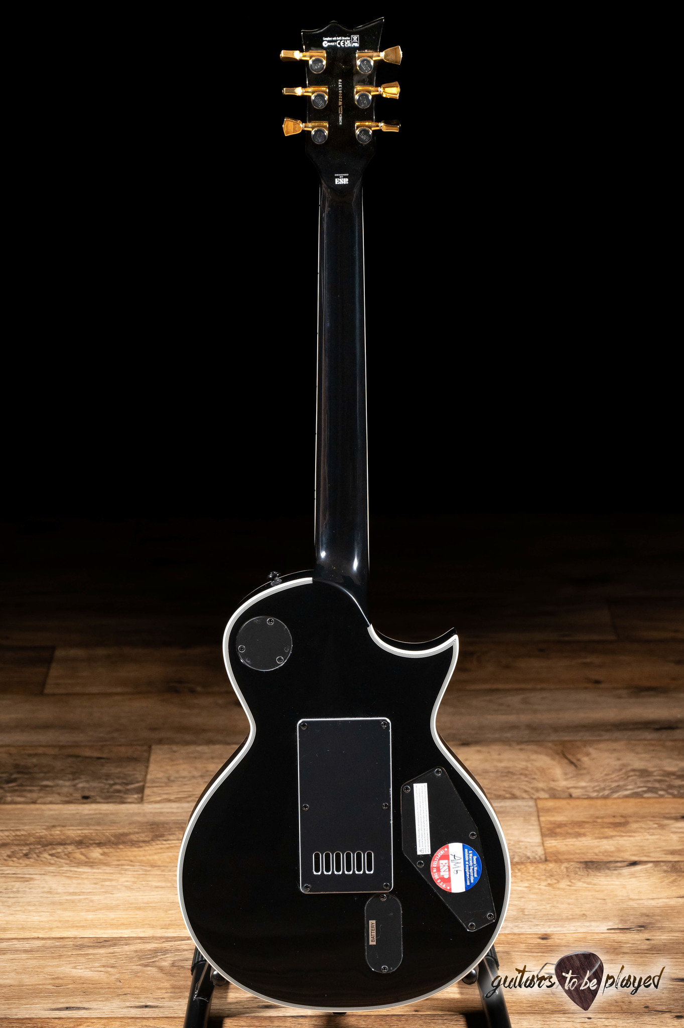 ESP LTD EC1000T CTM Evertune LH Fishman LeftHanded Guitar Black