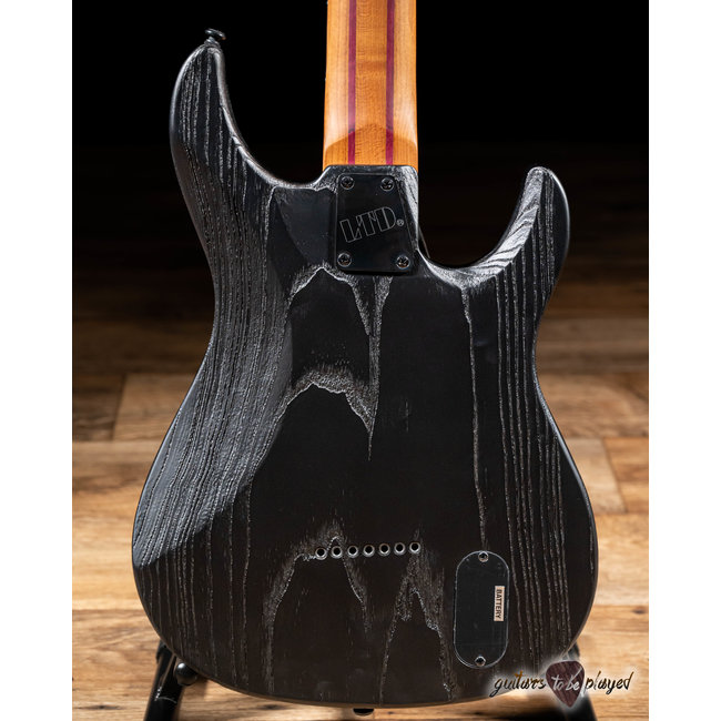 ESP LTD SN-1007HT Left-Handed Baritone 7-String Guitar – Black Blast