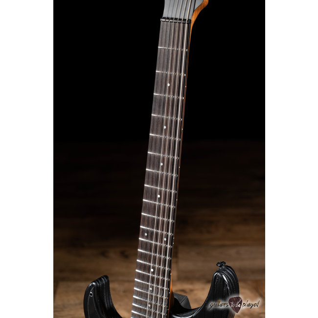 ESP LTD SN-1007HT Left-Handed Baritone 7-String Guitar – Black Blast