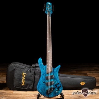Spector Spector NS Dimension 5 String Multi-Scale Bass w/ Gigbag – Black & Blue Gloss