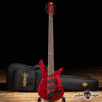 Spector Spector NS Dimension 5 String Multi-Scale Bass w/ Gigbag – Inferno Red