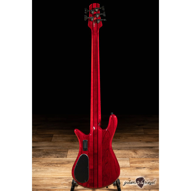 Spector NS Dimension 5 String Multi-Scale Bass w/ Gigbag – Inferno Red