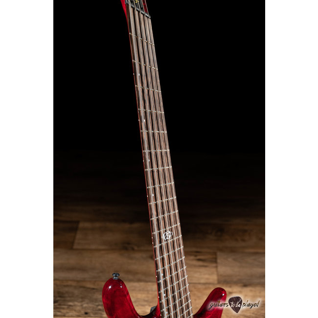 Spector NS Dimension 5 String Multi-Scale Bass w/ Gigbag – Inferno Red