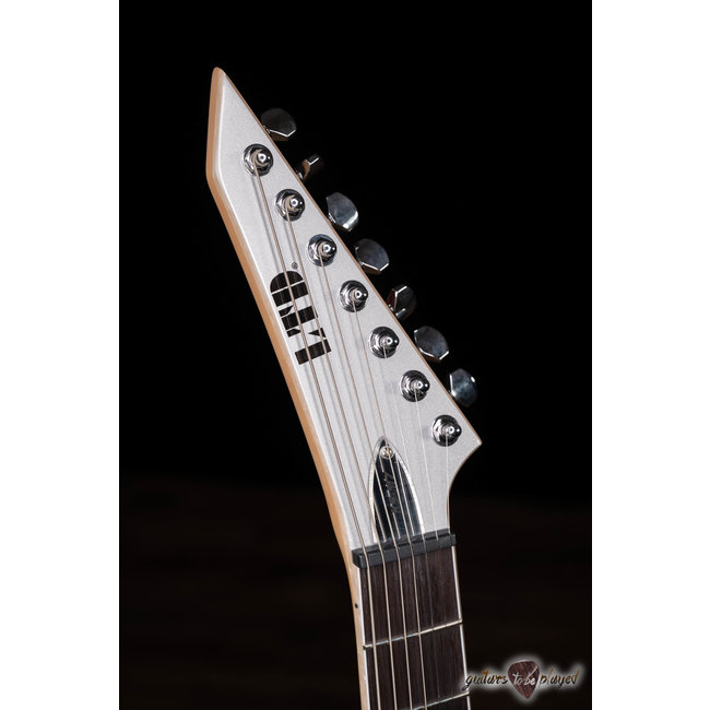 ESP LTD KS M-7 Evertune 7-String Ken Susi Guitar w/ Case – Metallic Silver