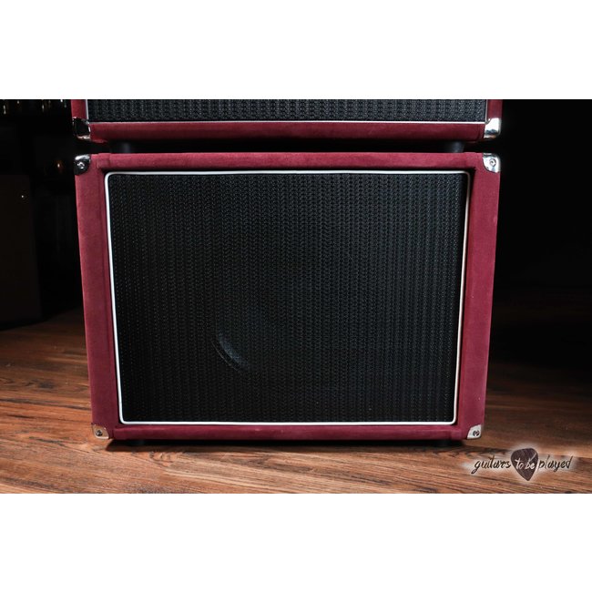 Amplified Nation Overdrive Reverb 50W Head & 112 Oversized Cab – Maroon Suede