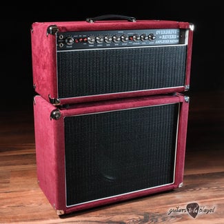 Amplified Nation Amplified Nation Overdrive Reverb 50W Head & 112 Oversized Cab – Maroon Suede