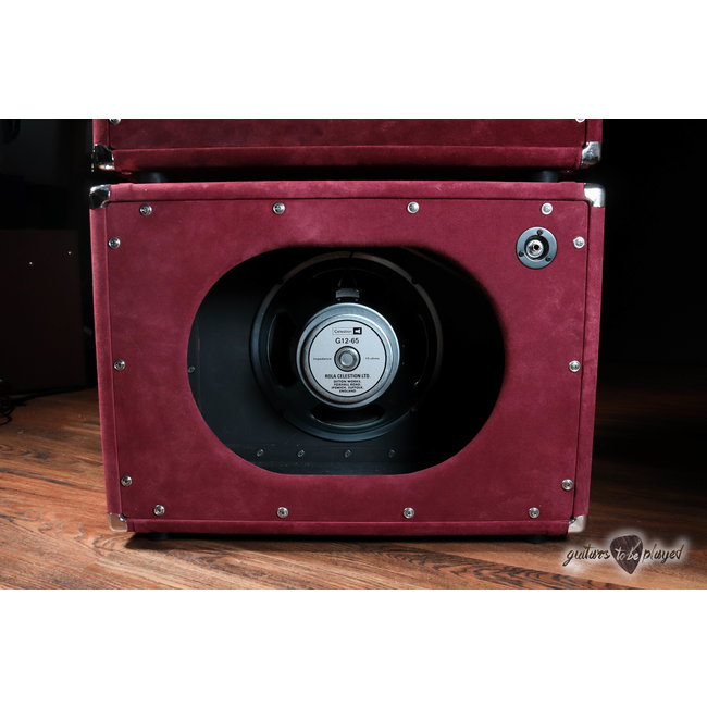 Amplified Nation Overdrive Reverb 50W Head & 112 Oversized Cab – Maroon Suede