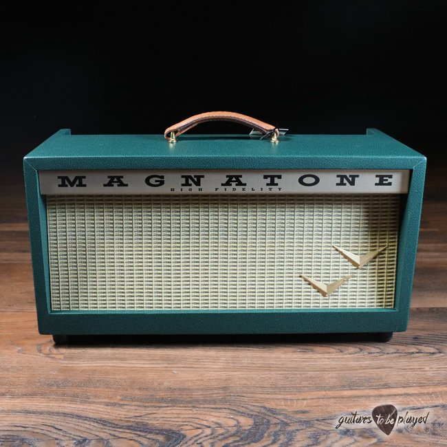 Magnatone Panoramic Stereo 12+12W Reverb/Vibrato Tube Head – Dark Green*