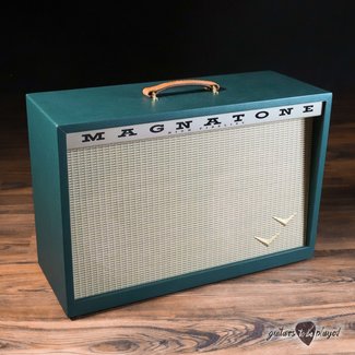 Magnatone Amplification Magnatone T-212 Traditional Collection 2x12” Mono/Stereo Cab – Dark Green*