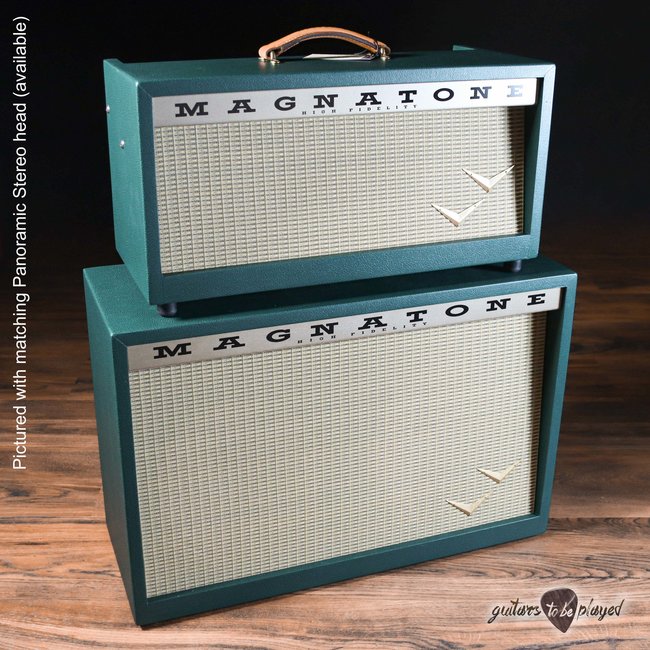 Magnatone T-212 Traditional Collection 2x12” Mono/Stereo Cab – Dark Green*