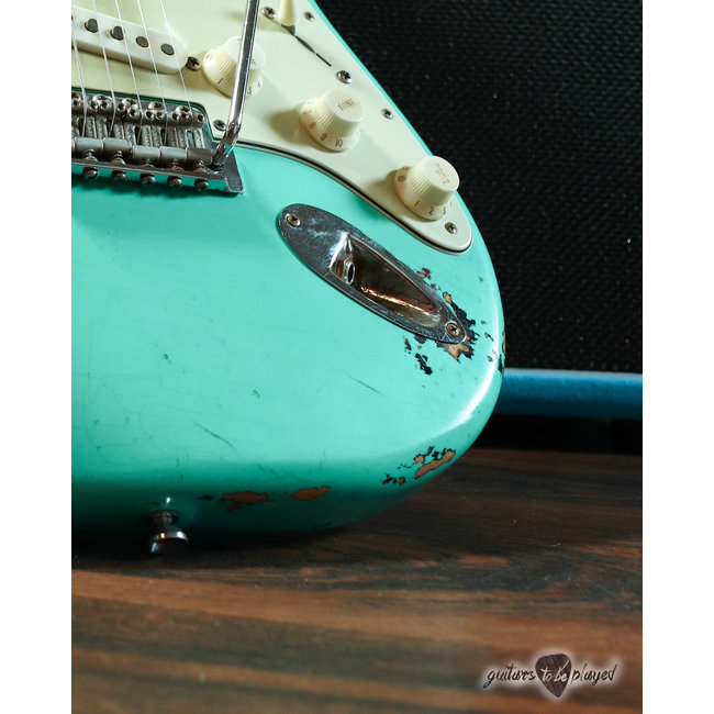 Mario Martin Guitars Alder S-Style w/ Porter 1960’s Pickups – Seafoam Over 3TSB
