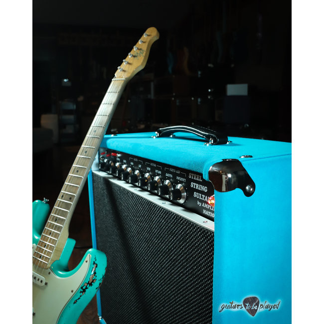 Mario Martin Guitars Alder S-Style w/ Porter 1960’s Pickups – Seafoam Over 3TSB
