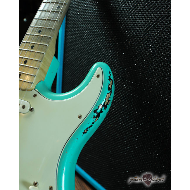 Mario Martin Guitars Alder S-Style w/ Porter 1960’s Pickups – Seafoam Over 3TSB
