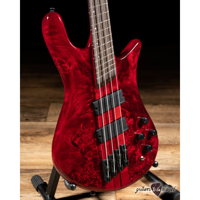 Spector NS Dimension 4 Multi-Scale Bass w/ Gigbag – Inferno Red