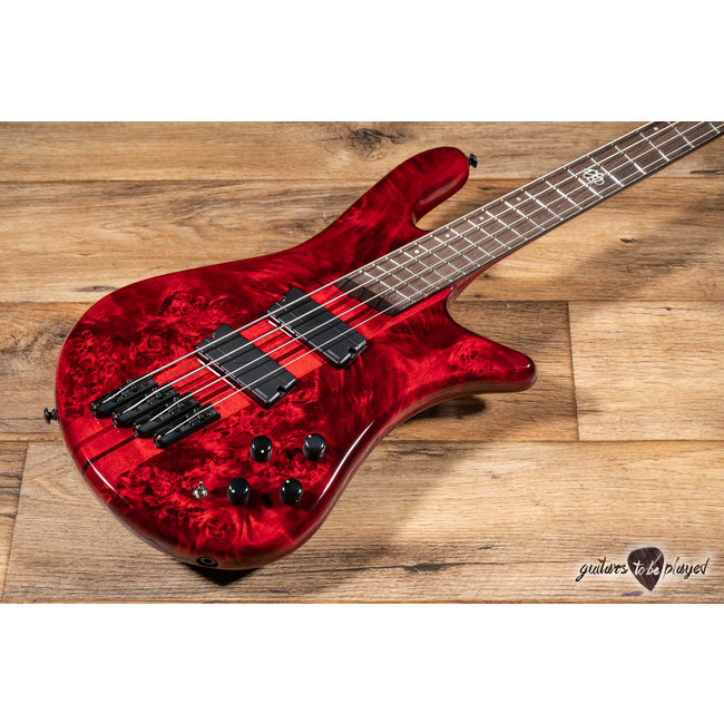 Spector NS Dimension 4 Multi-Scale Bass w/ Gigbag – Inferno Red