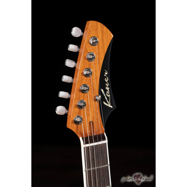 Kauer Korona Supreme Thinline Guitar w/ Lollar Regals – Rainbow Trout Silver