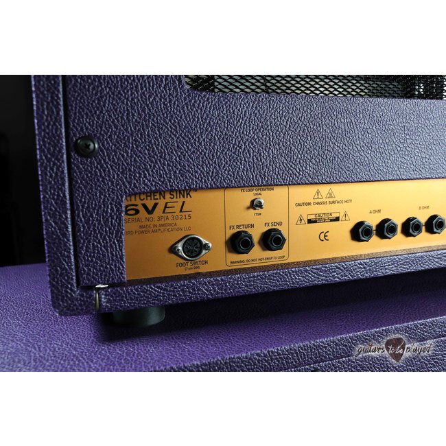 3rd Power Kitchen Sink 6VEL 40W Amp Head & 212 Cab – Plum Levant