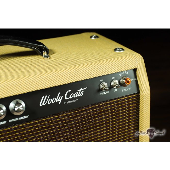 3rd Power Wooly Coats Extra Spanky 6VEL 1x12” Combo Amp – Lacquered Tweed