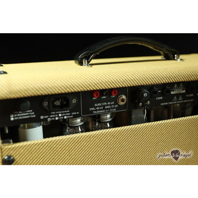 3rd Power Wooly Coats Extra Spanky 6VEL 1x12” Combo Amp – Lacquered Tweed