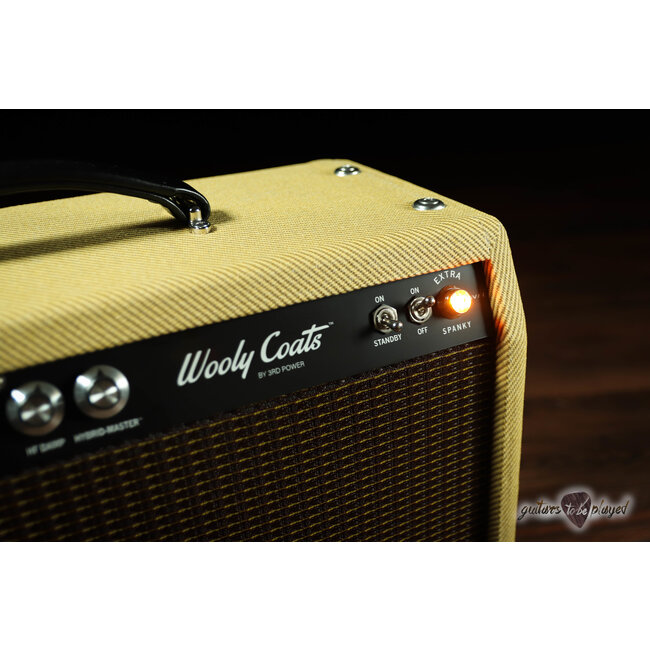 3rd Power Wooly Coats Extra Spanky 6VEL 1x12” Combo Amp – Lacquered Tweed