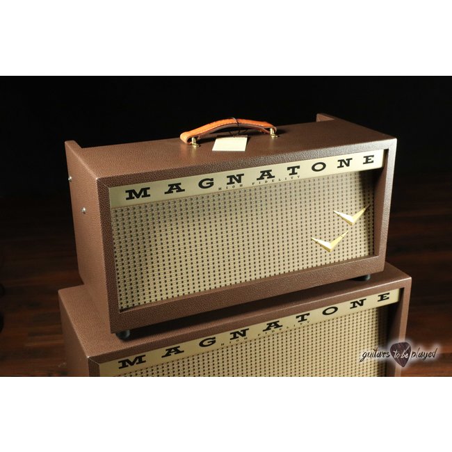 Magnatone Panoramic Stereo 12+12W Reverb/Vibrato Tube Head & 2x12” Cab