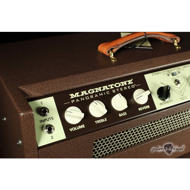 Magnatone Panoramic Stereo 12+12W Reverb/Vibrato Tube Head & 2x12” Cab
