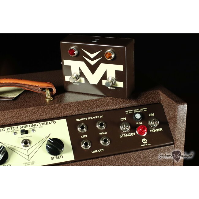 Magnatone Panoramic Stereo 12+12W Reverb/Vibrato Tube Head & 2x12” Cab