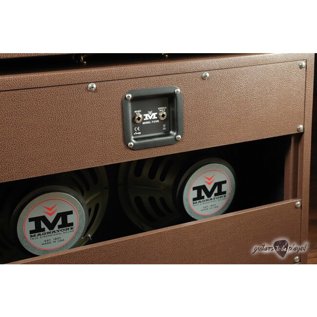 Magnatone Panoramic Stereo 12+12W Reverb/Vibrato Tube Head & 2x12” Cab